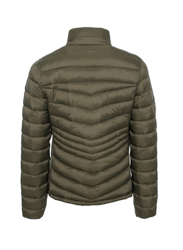 Women's Reversible Puffer Jacket with Floral Print